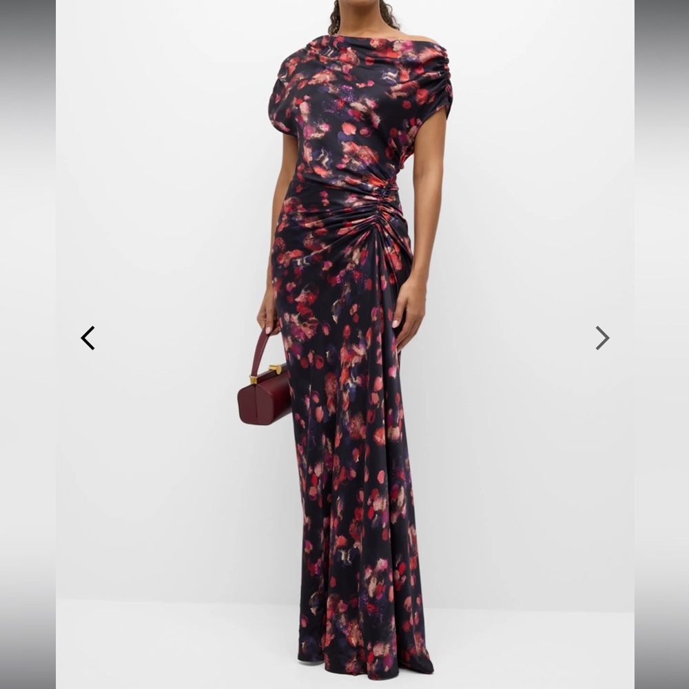 A.L.C Draped Satin Poppy Gown $ 795